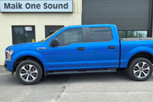 2019 Ford F-150 with professional window tint in North Bay